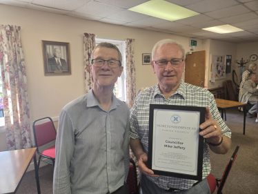 20 Mike Jeffery 50 year service
